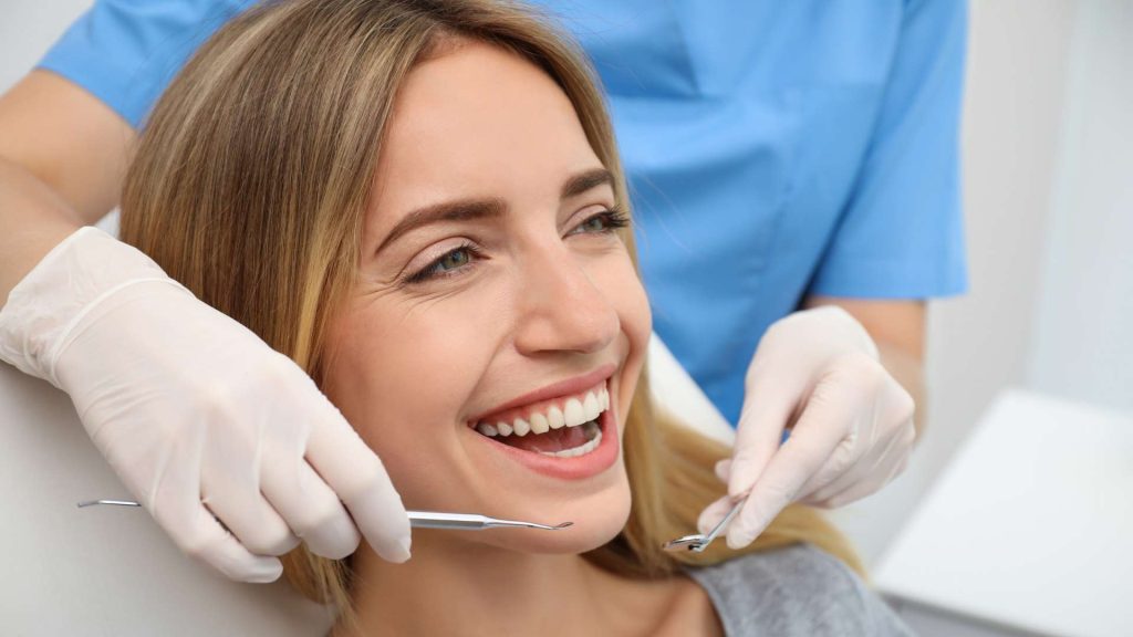 happy dental patient smiling